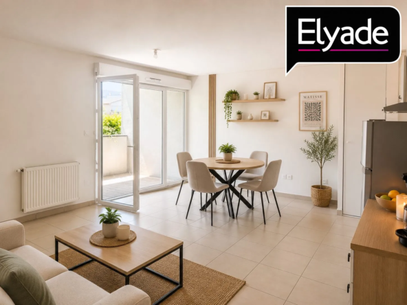 Appartement T3 de 60 m² avec terrasse et parking à Toulouse