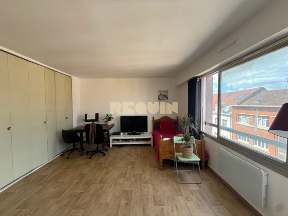 Spacieux studio de 35,2m² à Lille avec parking et cave