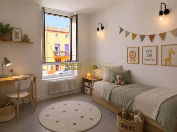 Appartement T4 rénové de 80,14 m² à Perpignan proche centre-ville