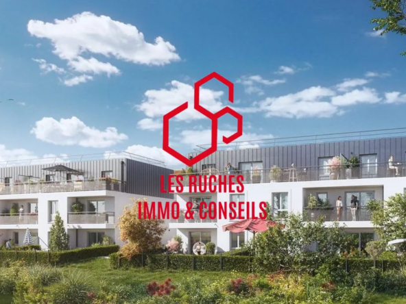 À vendre T1 neuf de 32,79 m² avec balcon à Limay