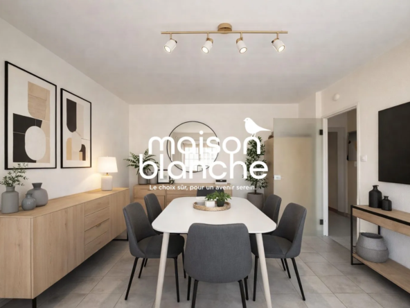 SALON SEJOUR IA Appartement T2 à vendre à La Rochelle, secteur Fétilly, investissement sécurisé