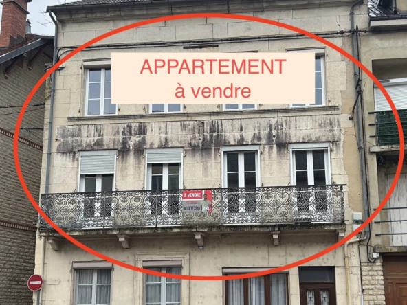 Appartement 3 pièces avec balcon à vendre à Châtillon-sur-Seine
