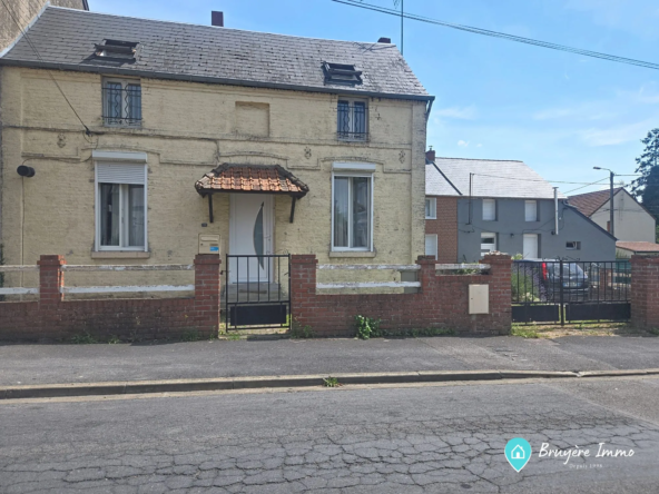 Belle maison à vendre à Maubeuge - 3 chambres, jardin, terrasse, cave