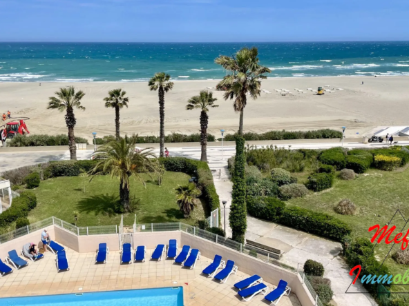 Appartement 2 pièces avec vue mer à Canet-en-Roussillon