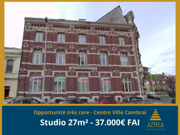 Studio avec mezzanine au cœur de Cambrai - Investissement ou résidence principale