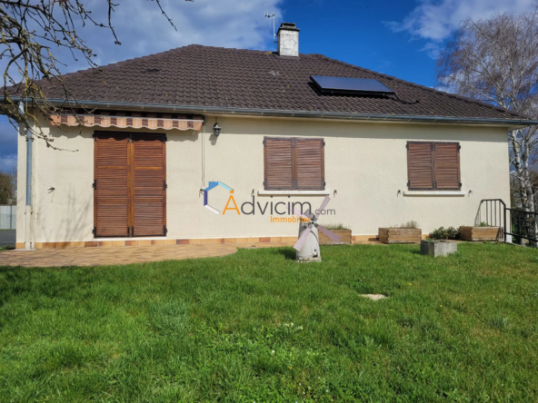 Maison à vendre à Brecy avec jardin, annexe et sous-sol spacieux