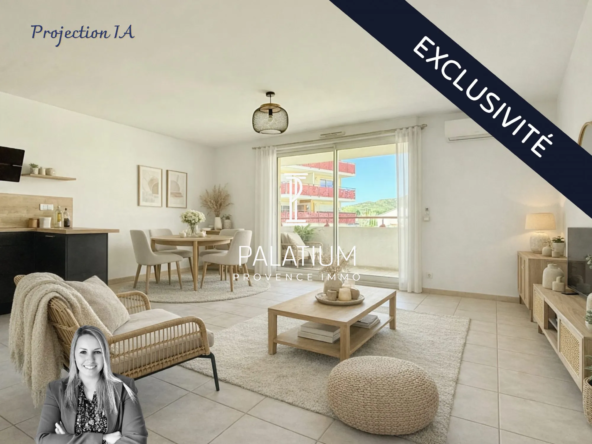 Appartement T2 de 48 m² avec terrasse et garage à Pélissanne - Exclu