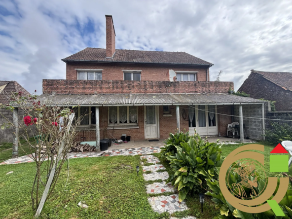 Grande maison à vendre proche de Hesdin-La-Fôret avec potentiel résidentiel et commercial