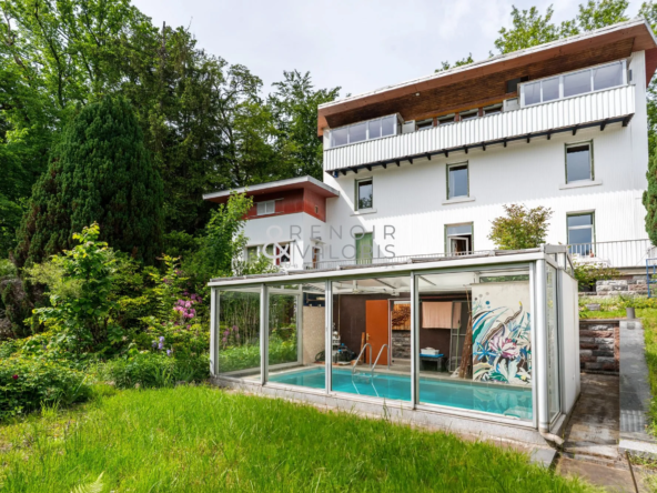 Maison à rénover avec grand jardin, piscine et garages à Saint-Étienne-lès-Remiremont