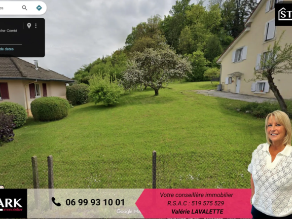 Terrain constructible à Étupes de 7 ares 84 avec vue dégagée