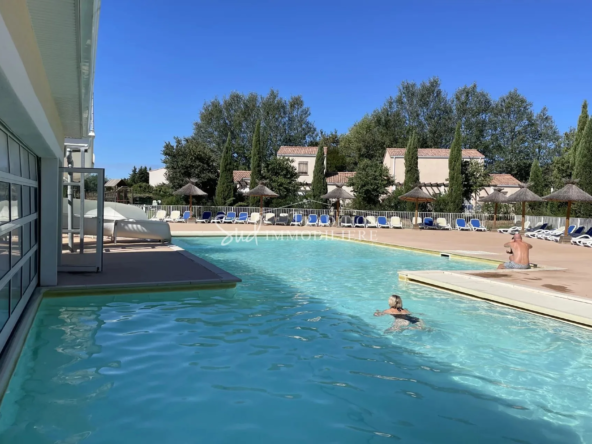 Appartement 2 pièces dans résidence avec piscines à Paradou