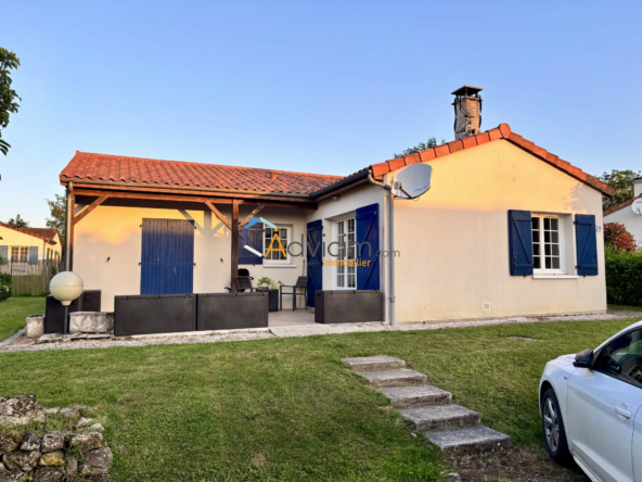 Charmante maison de plain-pied à Vasles avec grand jardin et terrasse exposée sud-est