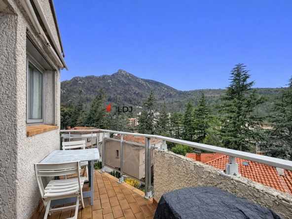 Appartement 23 m² avec balcon à Vernet-les-Bains - Investissement et résidence