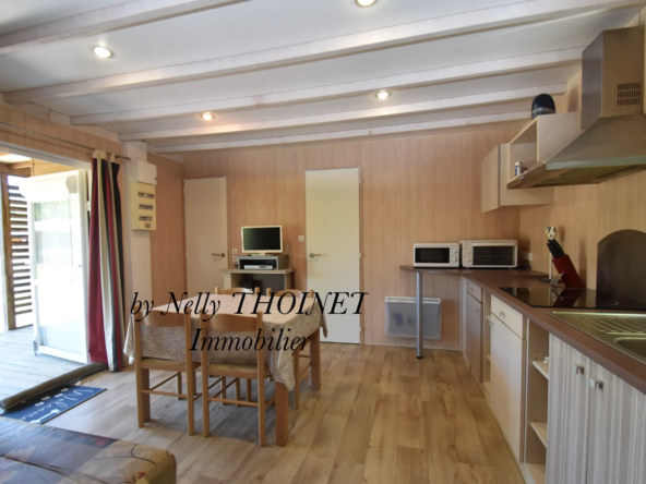 Chalet de loisirs à EGLISENEUVE D'ENTRAIGUES – 35 m², 3 chambres, terrain 239 m² proche Super Besse