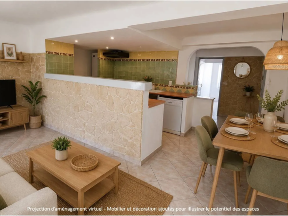 Bel appartement T3 rénové avec charme au cœur des Arcs-sur-Argens