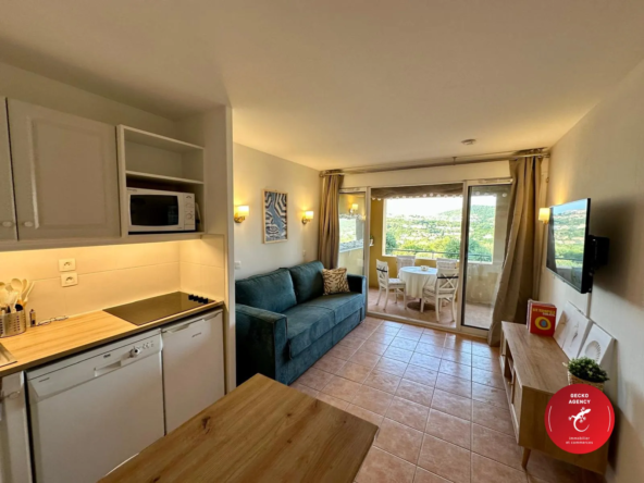 Appartement 2 pièces avec vue mer à Les Issambres – Investissement idéal