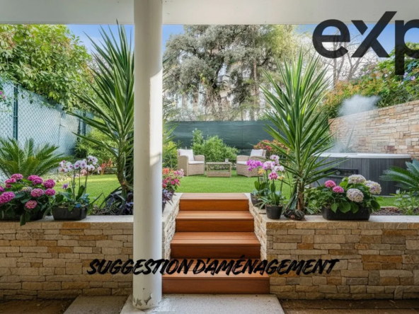 Appartement T2 avec terrasse, jardin privé et garage à Marseille 13e
