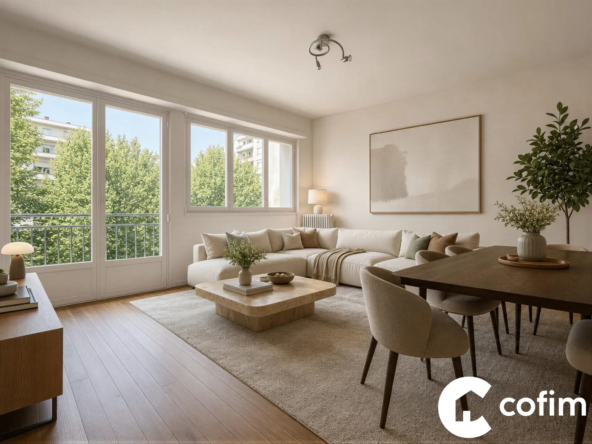 Appartement 3 pièces avec garage et cave à Pau près des Allées de Morlaàs