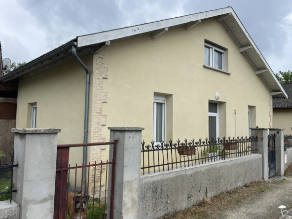 Maison de village à Louchats avec locataire en place - 102 m²