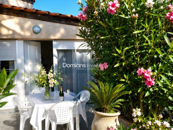 Charmante villa à Saint-Cyprien Plage avec piscine et terrasse exposée à l'est