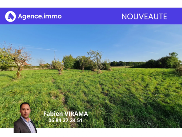 Terrain à bâtir de 1500 m² à Sonzay, environnement calme et viabilisé