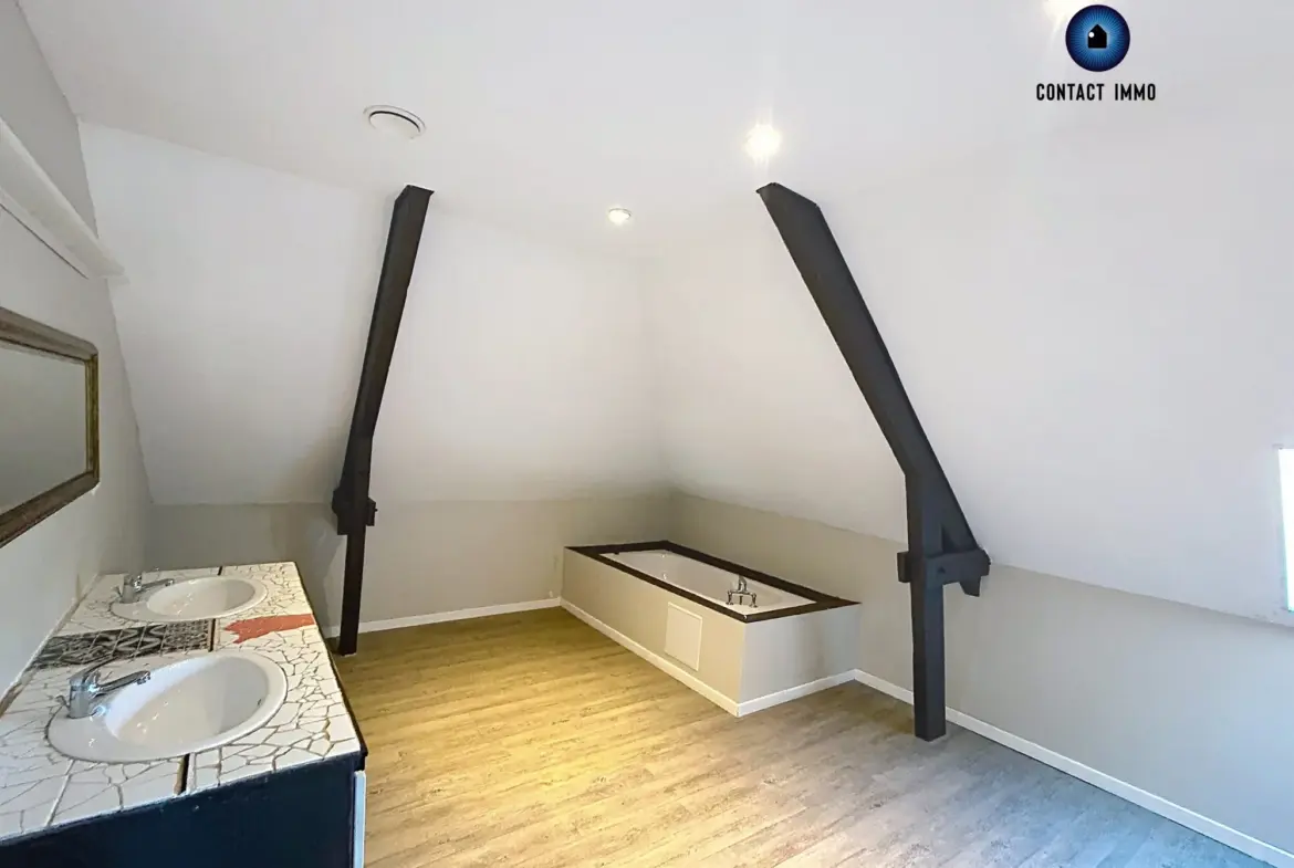 Vente maison à Allassac avec piscine, 3 chambres, grand espace de vie 