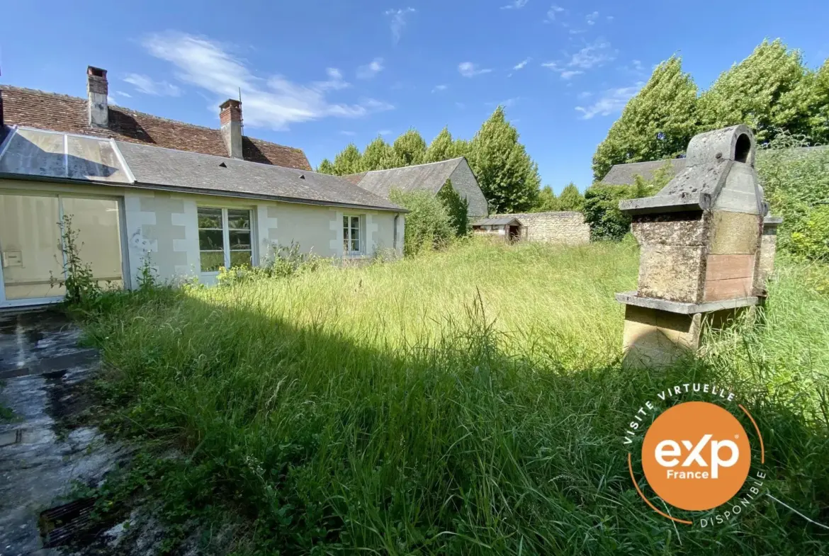 Charmante maison de bourg avec annexes à Verneuil-sur-Indre 