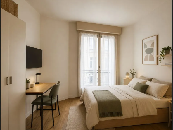 Studio en vente à Paris 15ème proche Parc Georges Brassens