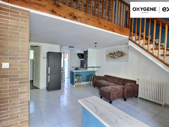 À vendre maison mitoyenne F5 à Perpignan, quartier Kennedy / les Remparts