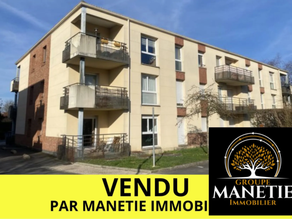 Appartement T3 avec balcon à Arras, proche gare, sécurisé et parking privé