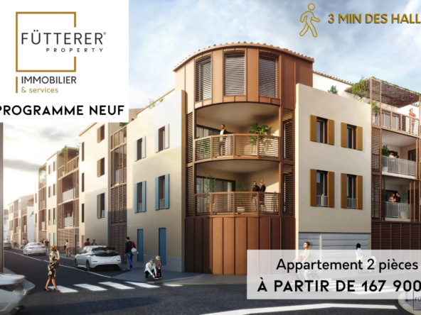 Appartement 2 pièces neuf à Narbonne avec terrasse et parking