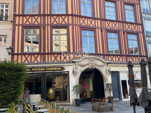 Appartement lumineux 3ème étage avec vue sur Rouen - Place de la Pucelle