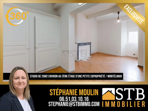 Studio de 26 m² en centre-ville de Montélimar - Opportunité à saisir