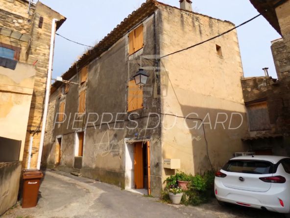 À vendre maison de village à Fournès avec potentiel d'extension et caves