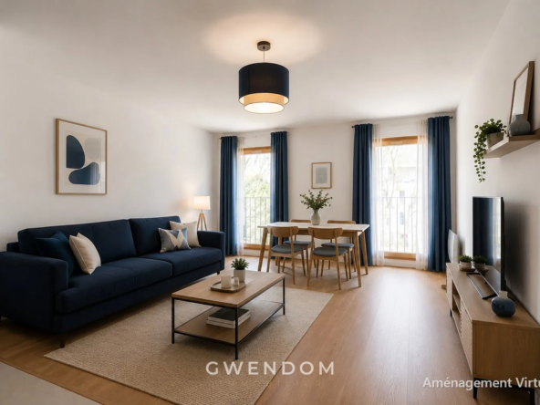 Appartement T2 neuf de 47 m² à Torcy, dernier étage, faible consommation énergétique