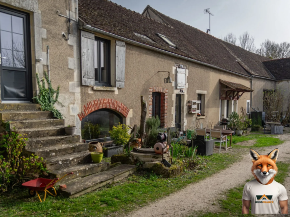 Propriété avec deux maisons, grange et dépendances à Monéteau - Potentiel exceptionnel