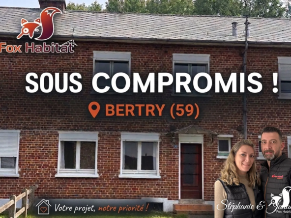 Maison à vendre à Bertry - 86 m², terrasse et potentiel de rénovation
