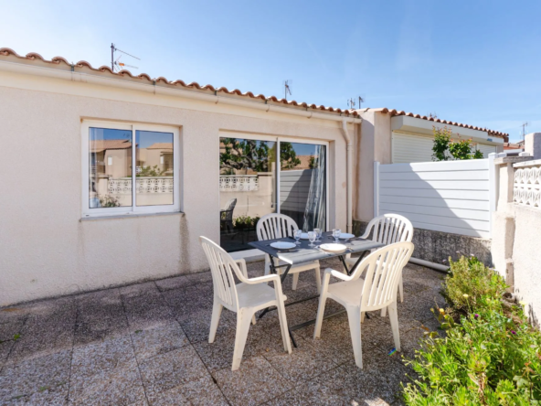 Pavillon 2 pièces avec mezzanine à Gruissan, proche plage des Ayguades