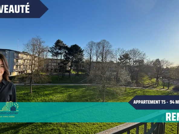 Appartement 5 pièces lumineux avec balcon plein sud à Rennes