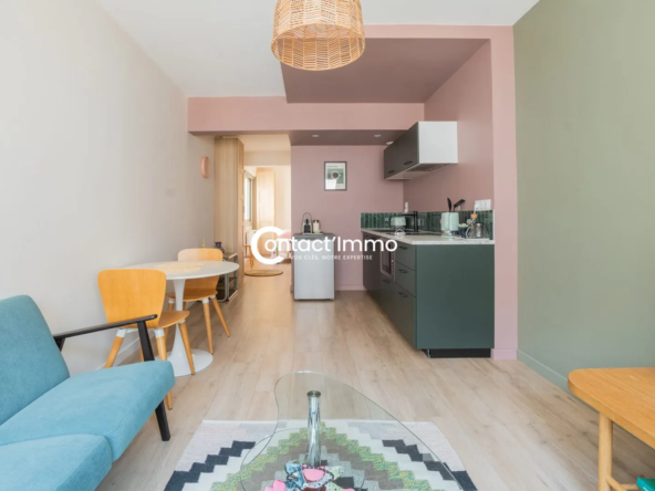 Appartement T1 bis rénové de 32 m² avec parking et cave à Clermont-Ferrand