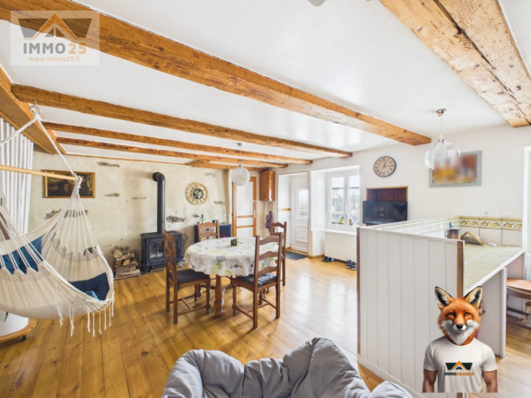 Maison de caractère à vendre à Bolandoz - 122 m² avec jardin