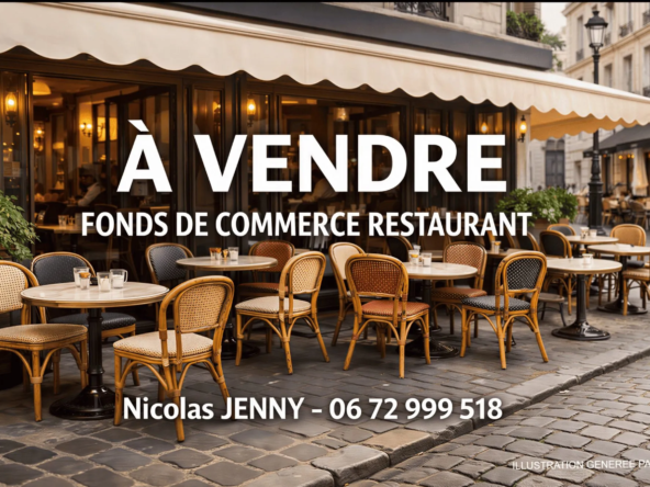 Rare fonds de commerce de restaurant de 250 m² à Cavaillon avec terrasse en hyper centre