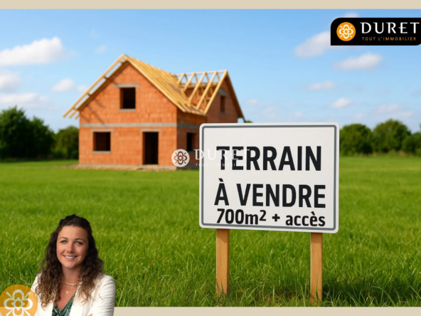 Terrain constructible de 700 m² à Commequiers, idéal résidence ou investissement