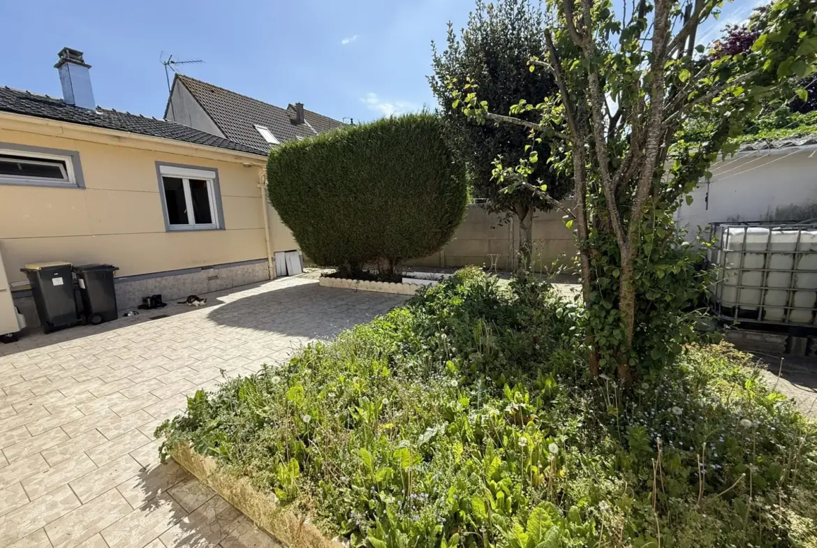 Maison de plain-pied avec 3 chambres, garage et jardin au Havre 