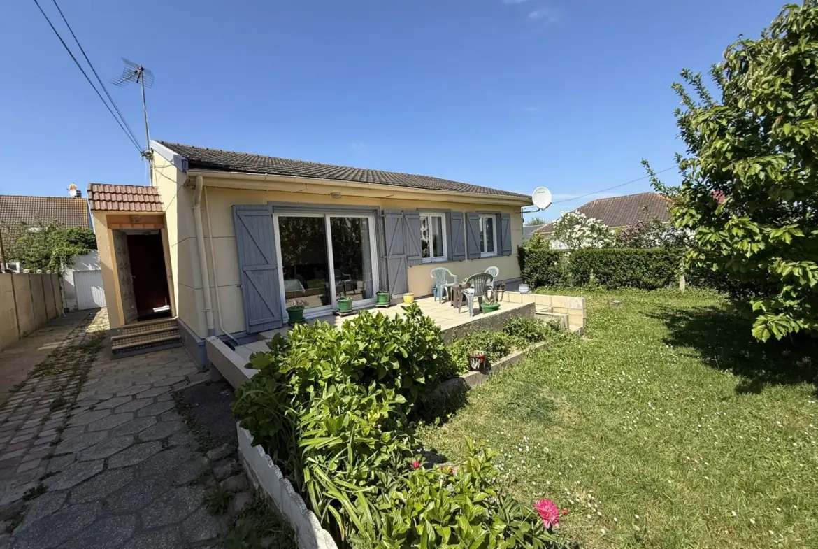 Maison de plain-pied avec 3 chambres, garage et jardin au Havre 