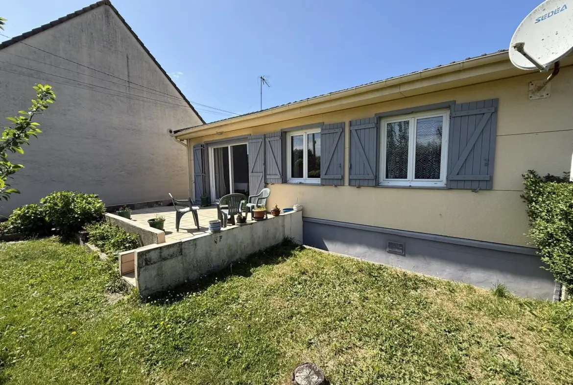 Maison de plain-pied avec 3 chambres, garage et jardin au Havre 