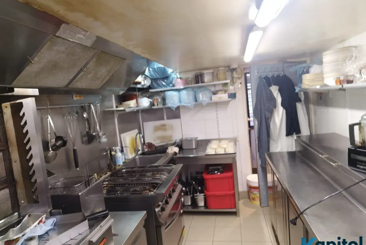 Vente Fonds de Commerce Restaurant traditionnel avec terrasse à Paris 9 