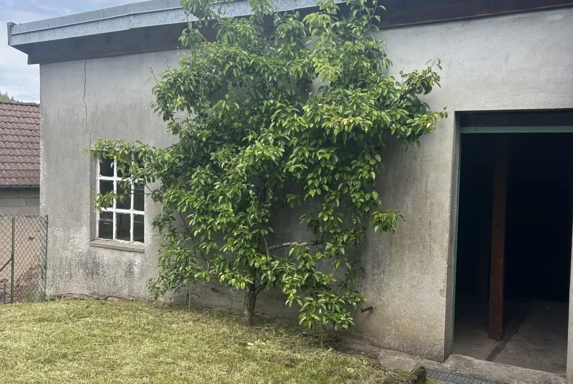 Maison de 1920 à rénover à Bruyères avec grand terrain et potentiel d'extension 