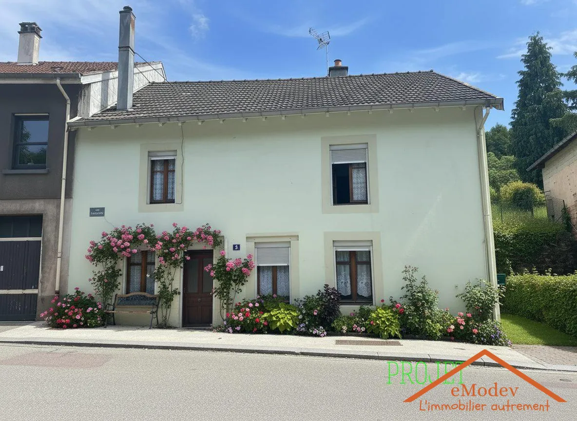 Maison de 1920 à rénover à Bruyères avec grand terrain et potentiel d'extension 