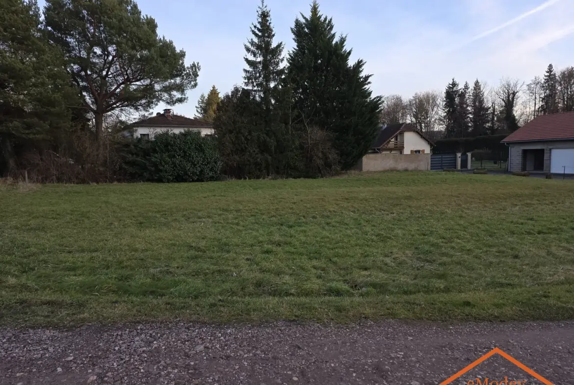 Terrain constructible de 1095 m² à Girecourt-sur-Durbion - Idéal pour votre projet 